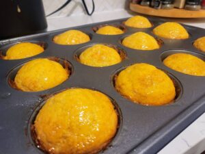 Honey Butter Cornbread muffins